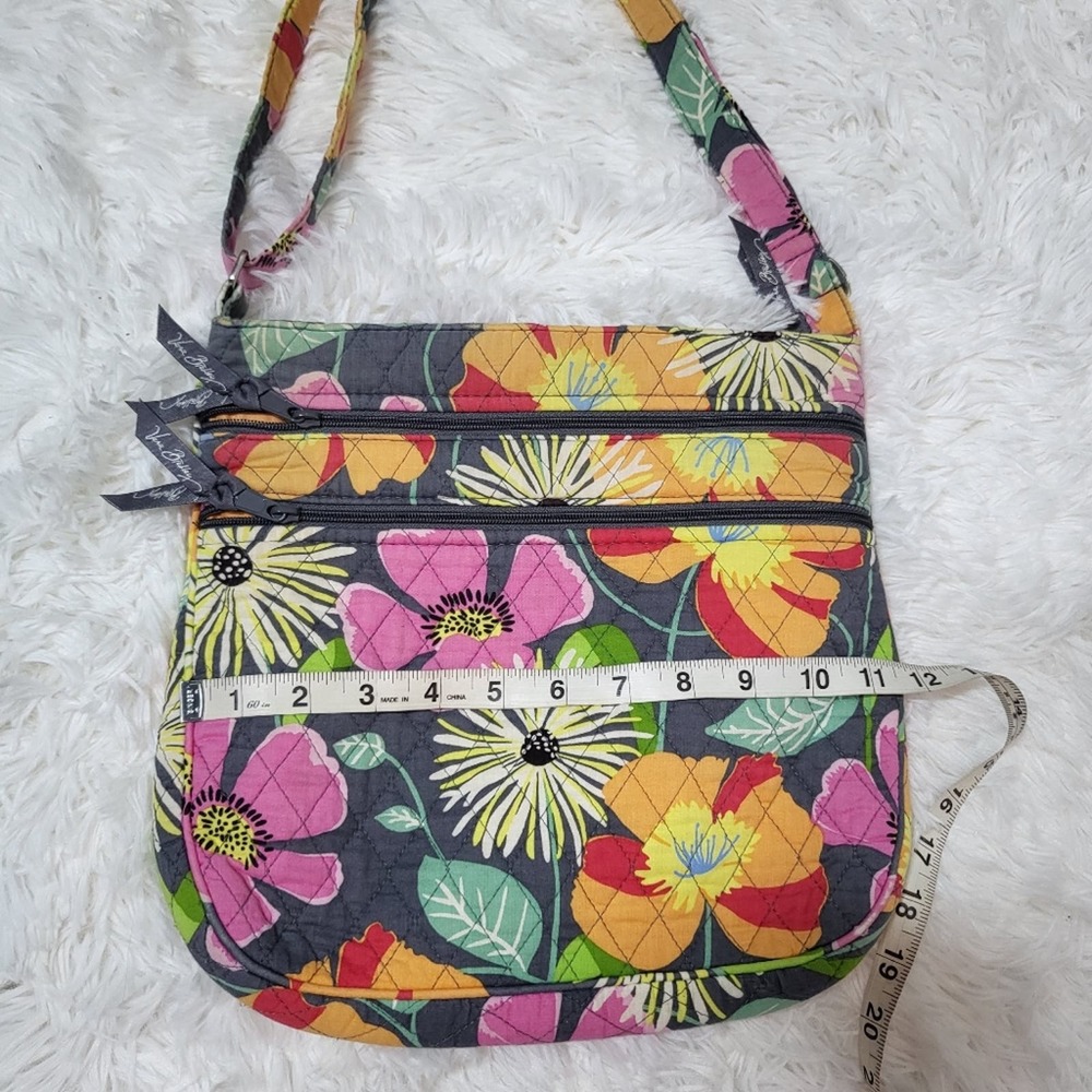 🌜 VERA BRADLEY Crossbody bright floral bag - Picture 6 of 7